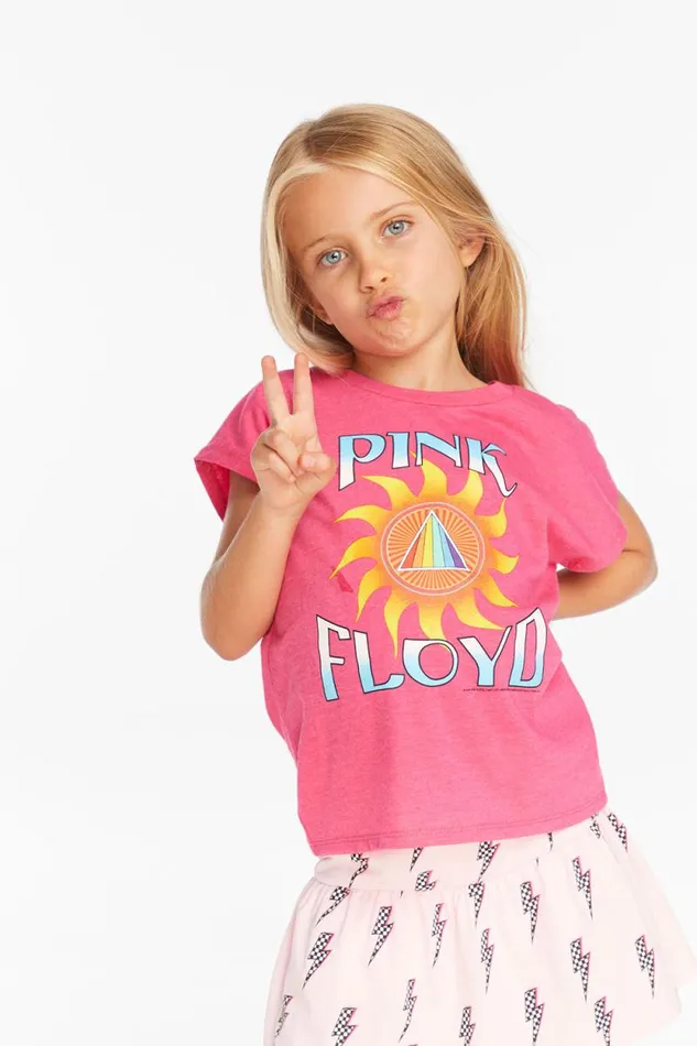 WomensKids Chaser Brand Music Pink Floyd Prism Sun Girls Tee