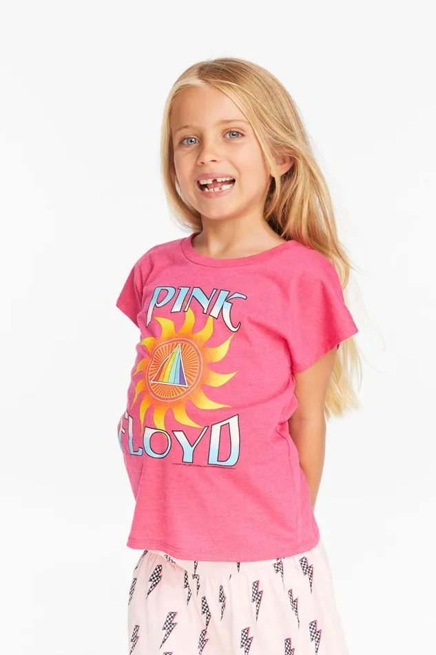 WomensKids Chaser Brand Music Pink Floyd Prism Sun Girls Tee
