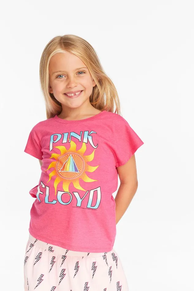 WomensKids Chaser Brand Music Pink Floyd Prism Sun Girls Tee