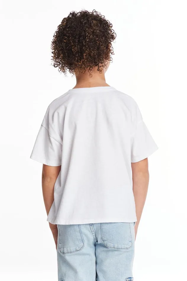 WomensKids Chaser Brand Music Rolling Stones Multi Logo Girls Tee