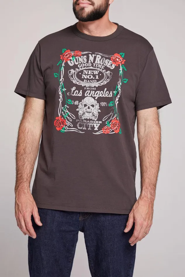 WomensMens Chaser Brand Music Guns 039n Roses Good Time Paradise City Mens Tee WomensMens Chaser Brand Music Guns 039n Roses Good Time Paradise City Mens Tee