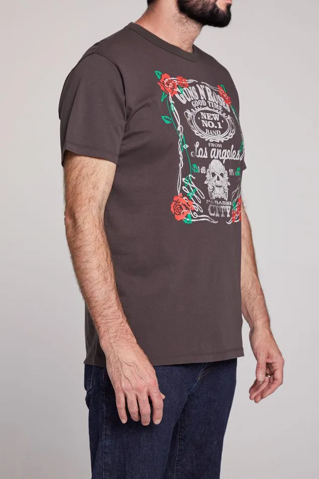 WomensMens Chaser Brand Music Guns 039n Roses Good Time Paradise City Mens Tee