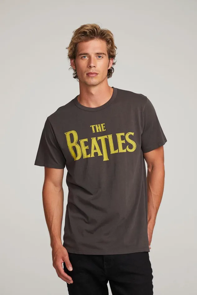 WomensMens Chaser Brand Music The Beatles Classic Logo Mens Tee
