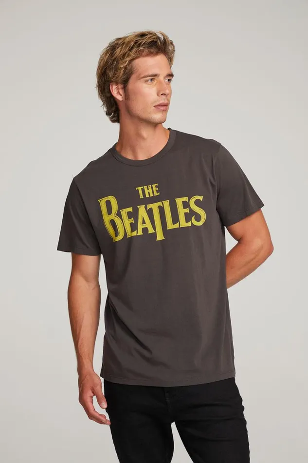 WomensMens Chaser Brand Music The Beatles Classic Logo Mens Tee