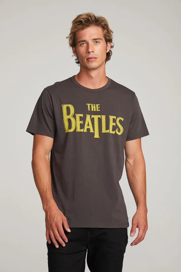 WomensMens Chaser Brand Music The Beatles Classic Logo Mens Tee