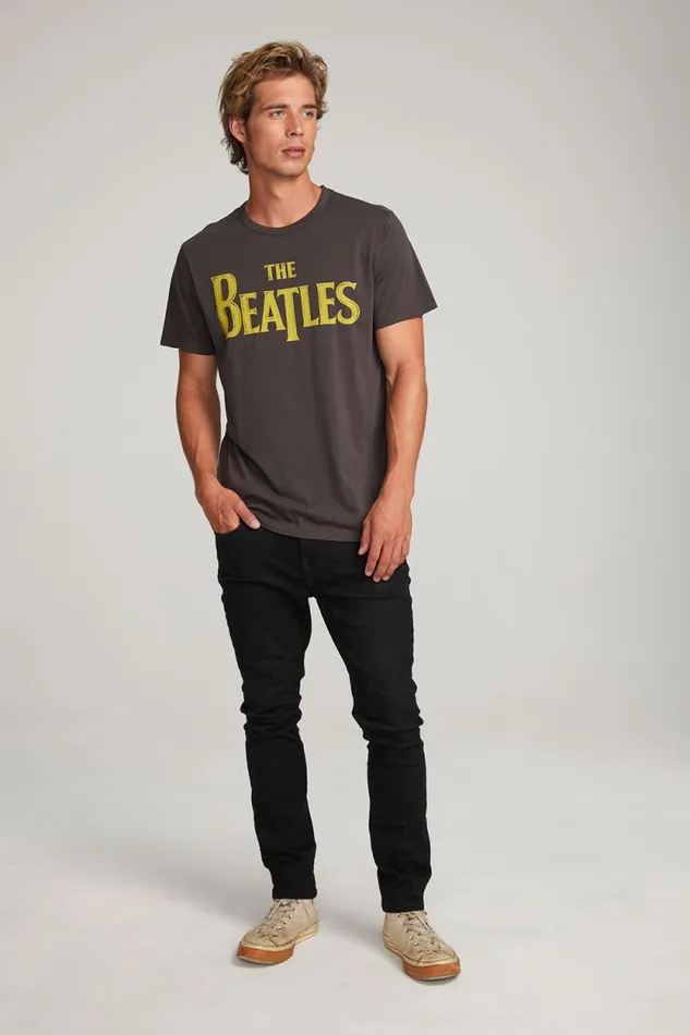 WomensMens Chaser Brand Music The Beatles Classic Logo Mens Tee