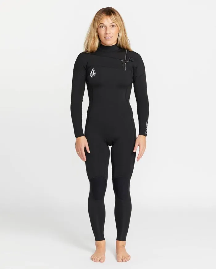 Womens Modulator 32mm Long Sleeve Chest Zip Fullsuit 8211 Black Womens Volcom Swim Womens Modulator 32mm Long Sleeve Chest Zip Fullsuit 8211 Black Womens Volcom Swim