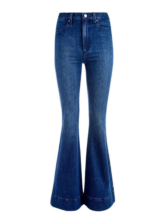 Womens Pants Alice Olivia Beautiful High Rise Bell Love Train