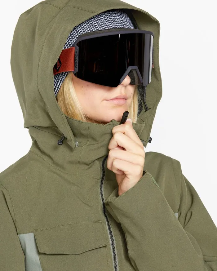 Womens Shiloh Snow Suit 8211 Ivy Womens Volcom Jackets