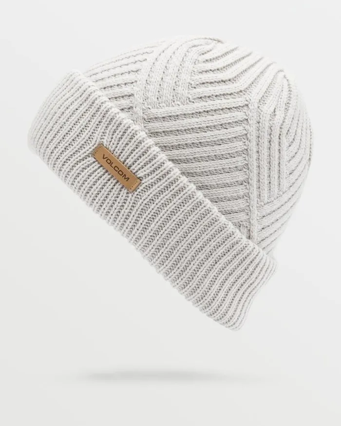 Womens Stone Knit Beanie 8211 Stone Womens Volcom Beanies