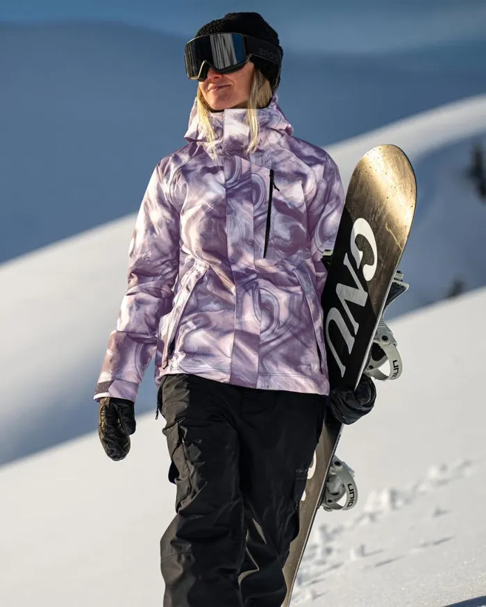 Womens VCo Aris Insulated Gore Jacket 8211 Nirvana Womens Volcom Jackets