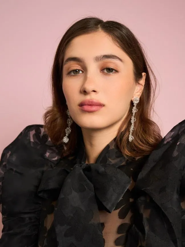 Womenswear Dahlia Organza Top Black Cool Sister Jane Womenswear Dahlia Organza Top Black Cool Sister Jane
