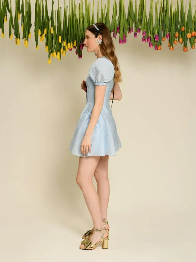 Womenswear DREAM Lotte Organza Mini Dress Cherry Blossom Pink Sister Jane Womenswear DREAM Lotte Organza Mini Dress Cherry Blossom Pink Sister Jane