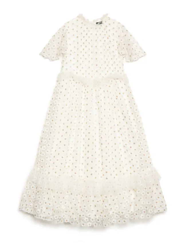 Womenswear Peace Daisy Tulle Dress Pearled Ivory Sister Jane Womenswear Peace Daisy Tulle Dress Pearled Ivory Sister Jane