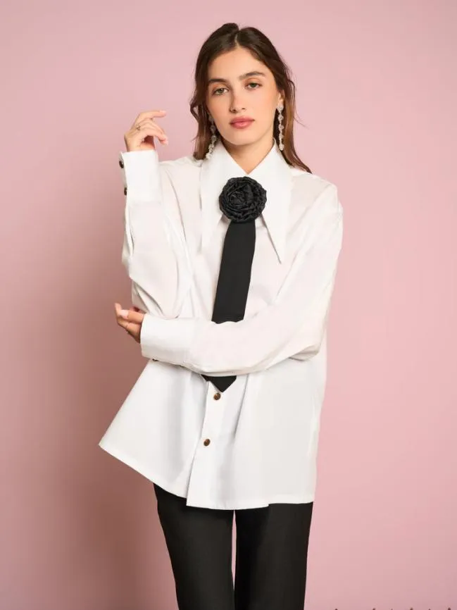 Womenswear Quince Cotton Shirt White Sister Jane Womenswear Quince Cotton Shirt White Sister Jane