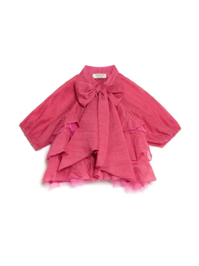 Womenswear Raspberry Ruffle Top Hot Pink Sister Jane Womenswear Raspberry Ruffle Top Hot Pink Sister Jane