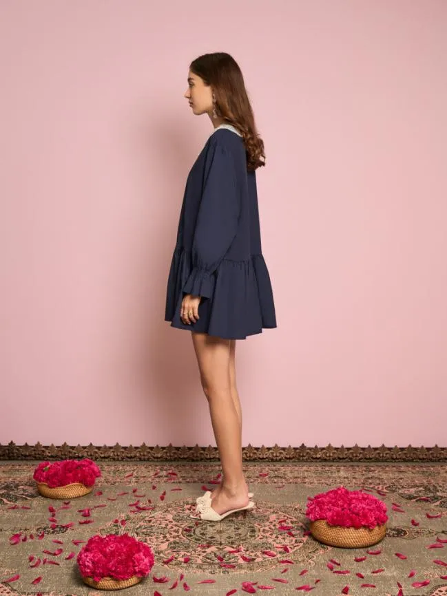 Womenswear Sundar Embellished Dress Ble Navy Sister Jane Womenswear Sundar Embellished Dress Ble Navy Sister Jane
