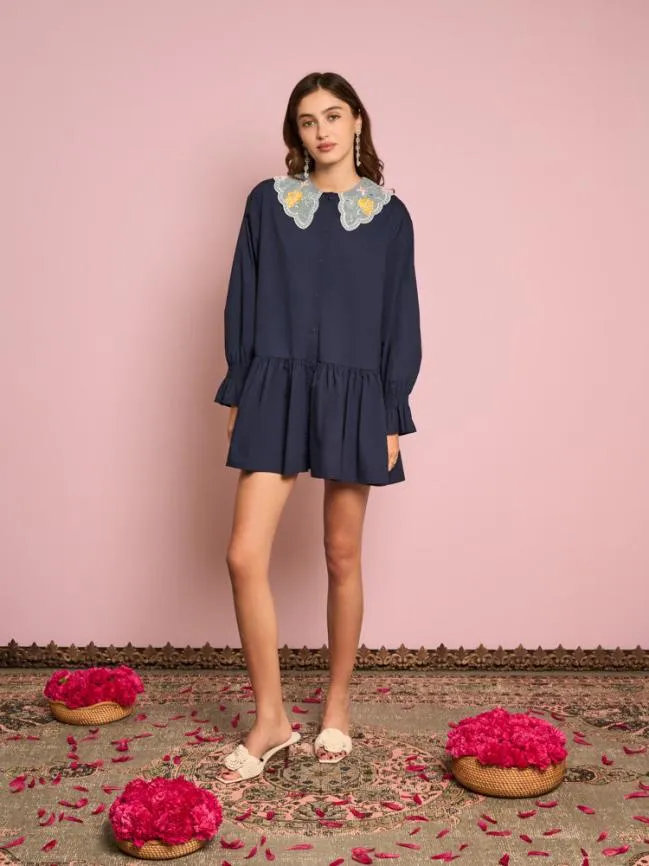 Womenswear Sundar Embellished Dress Ble Navy Sister Jane Womenswear Sundar Embellished Dress Ble Navy Sister Jane