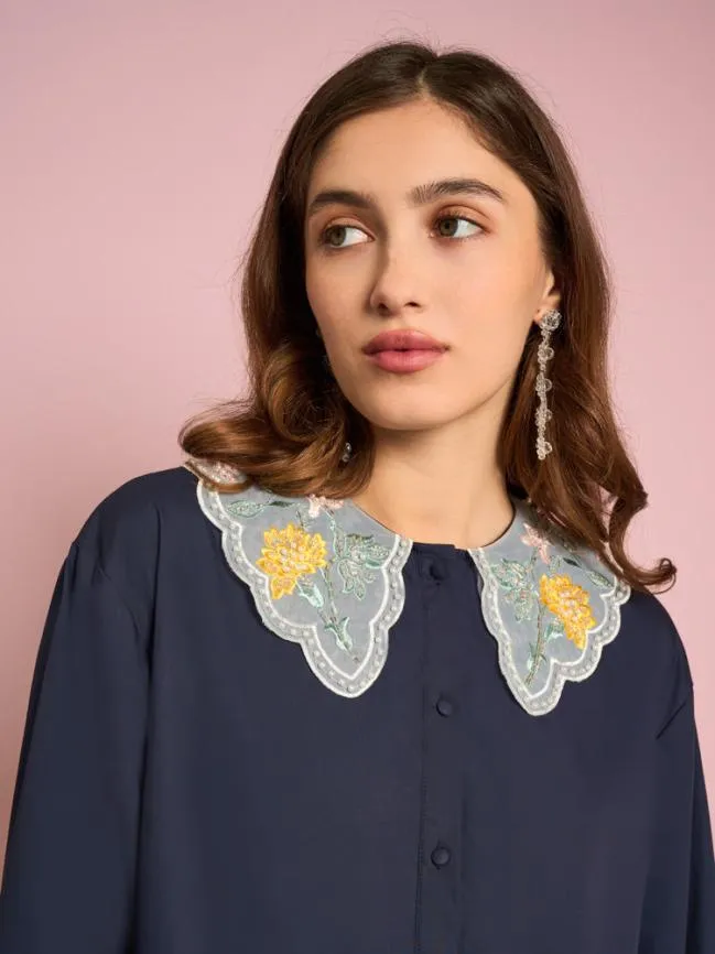 Womenswear Sundar Embellished Dress Ble Navy Sister Jane Womenswear Sundar Embellished Dress Ble Navy Sister Jane