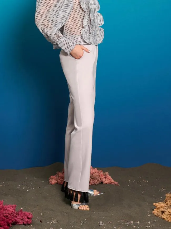 Womenswear Tetra Tassel Trousers Pastel Lilac Sister Jane Womenswear Tetra Tassel Trousers Pastel Lilac Sister Jane