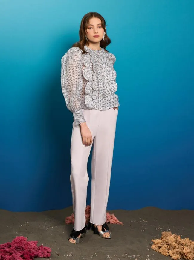Womenswear Tetra Tassel Trousers Pastel Lilac Sister Jane Womenswear Tetra Tassel Trousers Pastel Lilac Sister Jane