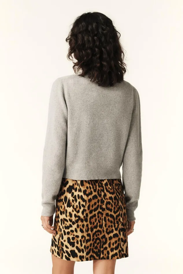 Wool And Cashmere Cardigan Pharell Gray Women Baandsh Sweaters and Cardigans Wool And Cashmere Cardigan Pharell Gray Women Baandsh Sweaters and Cardigans