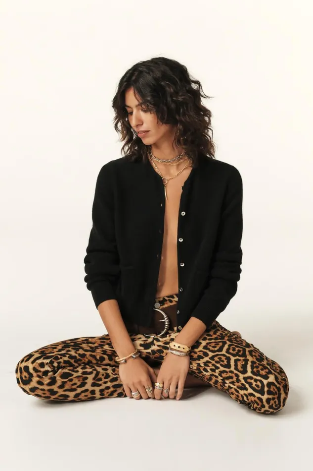 Wool And Cashmere Cardigan Pharell Gray Women Baandsh Sweaters and Cardigans Wool And Cashmere Cardigan Pharell Gray Women Baandsh Sweaters and Cardigans
