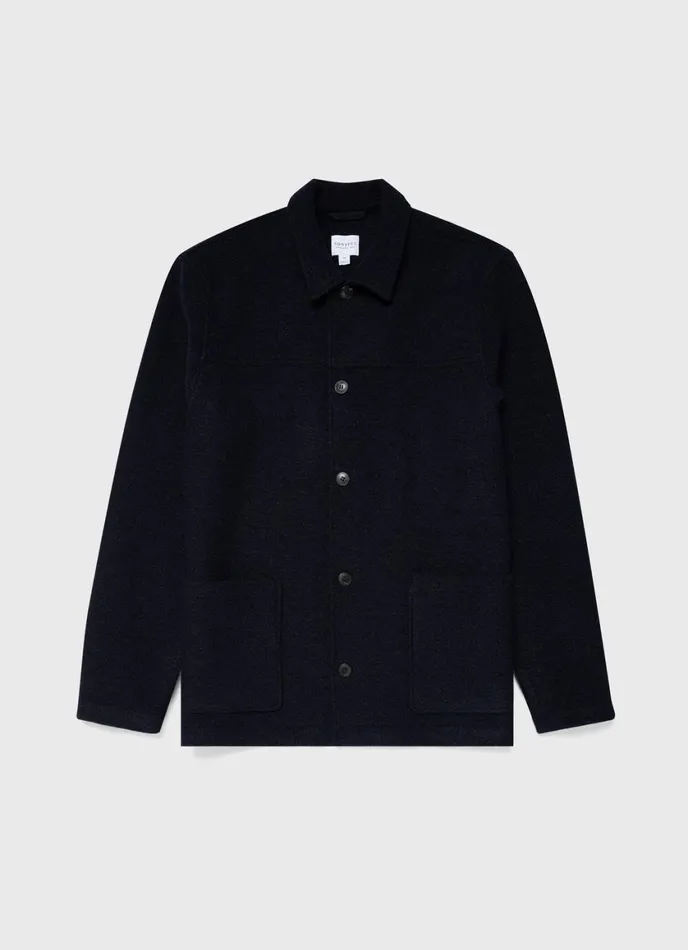Wool Donkey Jacket Navy Men SUNSPEL Jackets and Coats