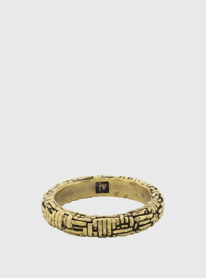 WOVEN BAND RING No Color Men John Varvatos Jewelry