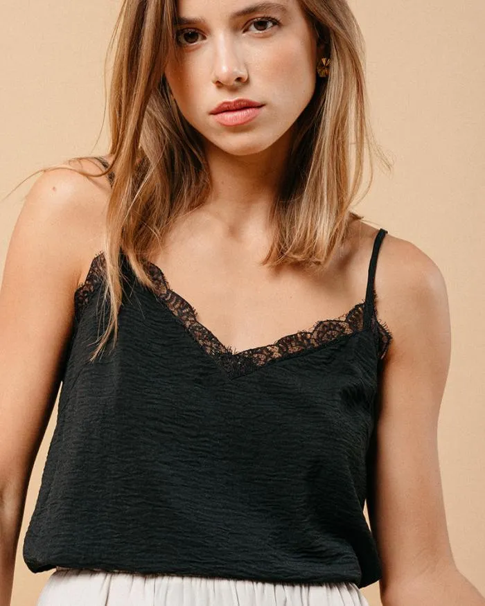 WOVEN TOP NOIR MARLETTE Shop Grace and Mila Caracos