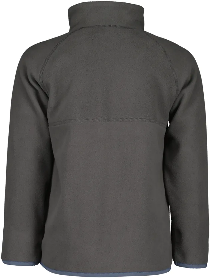 Yokto Kids039 Half Button Coal Black Kids Didriksons Fleece and Midlayers