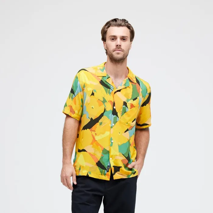 Yoto Button Up Shirt Tropical Men Stance Shirts and Tees