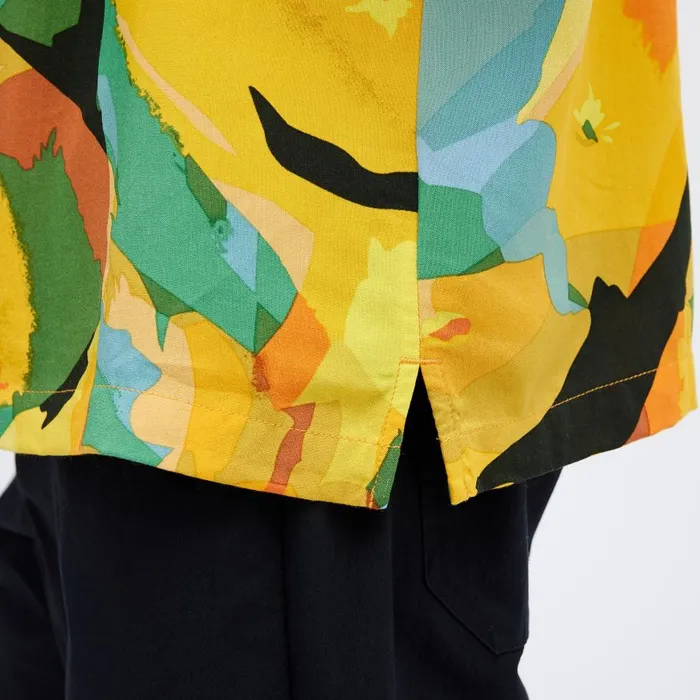 Yoto Button Up Shirt Tropical Men Stance Shirts and Tees