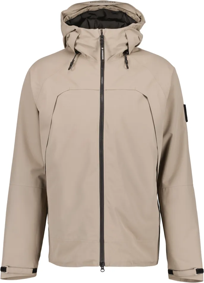 Zino Jacket Ash Brown Men Didriksons Insulated Jackets
