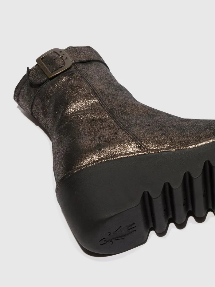 Zip Up Ankle Boots BEPP396FLY GRAPHITE Women Fly London Ankle Boots