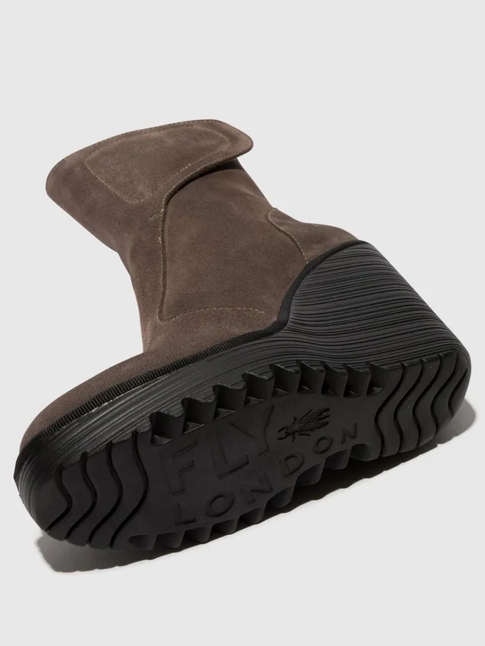Zip Up Ankle Boots DALLY463FLY ANTHRACITE Women Fly London Ankle Boots