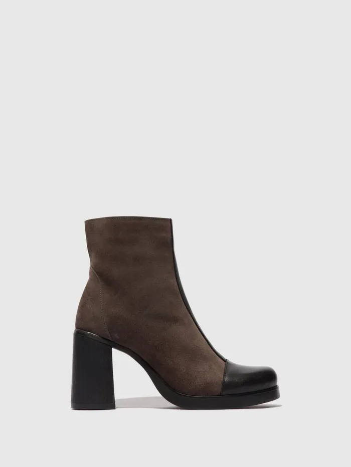 Zip Up Ankle Boots STIR985FLY BLACKANTHRACITE Women Fly London Ankle Boots